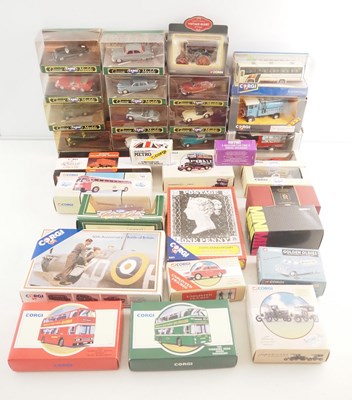 Lot 56 - A group of boxed diecast vehicles by CORGI -...