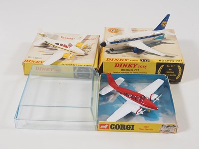 Lot 64 - A group of DINKY and CORGI diecast aircraft-...