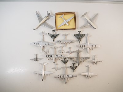 Lot 67 - A quantity of unboxed DINKY aircraft - F/G...