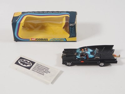 Lot 68 - A CORGI 267 Batmobile, 1970s issue in...