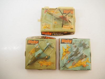 Lot 76 - A group of DINKY diecast military aircraft...