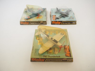 Lot 78 - A group of DINKY diecast military fighter...