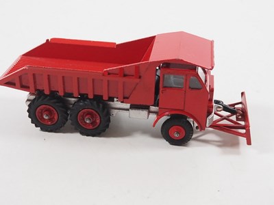 Lot 119 - A DINKY 959 FODEN DUMP TRUCK, red body, silver...