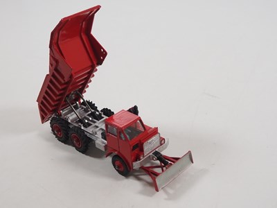 Lot 119 - A DINKY 959 FODEN DUMP TRUCK, red body, silver...