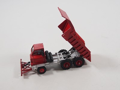 Lot 119 - A DINKY 959 FODEN DUMP TRUCK, red body, silver...