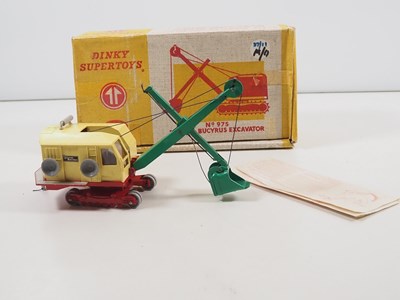 Lot 123 - A DINKY diecast 975 Ruston Bucyrus Excavator...