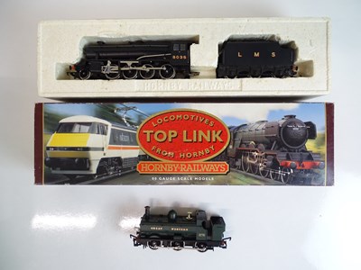 Lot 553 - OO SCALE MODEL RAILWAYS: A pair of HORNBY...
