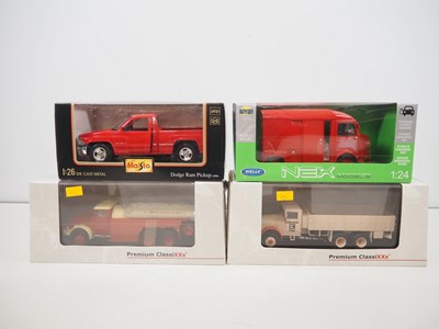 Lot 133 - A mixed group of large scale lorries and vans...