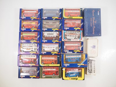 Lot 136 - A large group of CORGI diecast Routemaster...