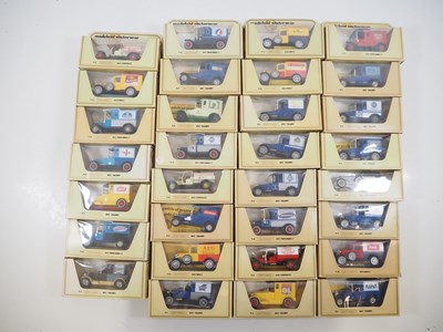 Lot 137 - A group of MATCHBOX Models of Yesteryear vans,...