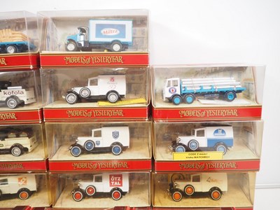 Lot 138 - A group of MATCHBOX Models of Yesteryear vans,...