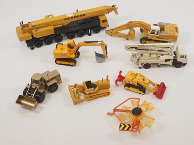 Lot 141 - A group of unboxed diecast construction...