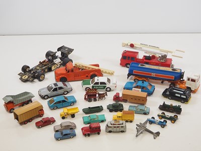 Lot 143 - A group of mixed playworn diecast cars and...