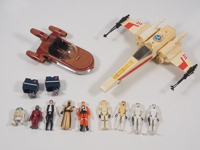 Lot 186 - STAR WARS: X-Wing Fighter (1978), Landspeeder...