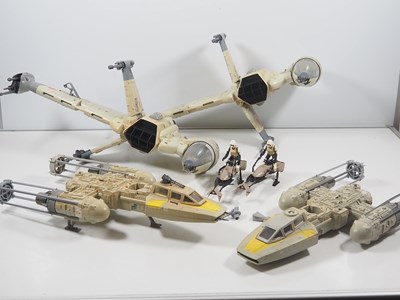 Lot 193 - STAR WARS: Y-Wing Fighter Vehicle, 1983 (2), B-...