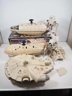 Lot 194 - STAR WARS: 2x Rebel Transport 1 boxed, 1x...