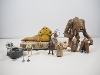 Lot 195 - STAR WARS: Rancor Monster Figure, Sy Snootles...