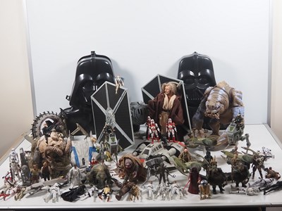 Lot 217 - STAR WARS: A very large group of loose Hasbro...