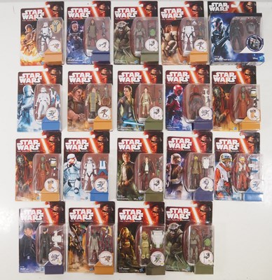 Lot 250 - STAR WARS: A group of Hasbro / Disney The...