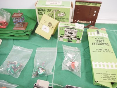 Lot 266 - A group of SUBBUTEO football game accessories...