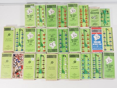 Lot 267 - A group of boxed vintage SUBBUTEO teams, a box...