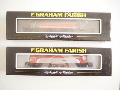 Lot 292 - A pair of GRAHAM FARISH N gauge diesel...