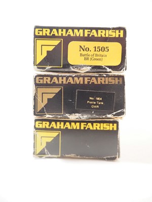 Lot 297 - A group of GRAHAM FARISH N gauge steam locos...