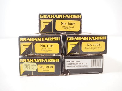 Lot 298 - A group of GRAHAM FARISH N gauge small steam...