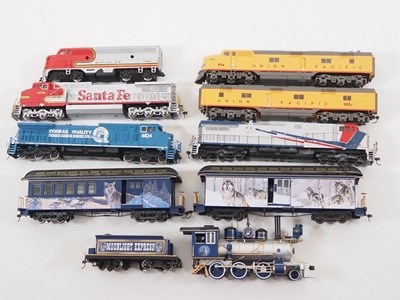 Lot 312 - A group of unboxed HO gauge American outline...