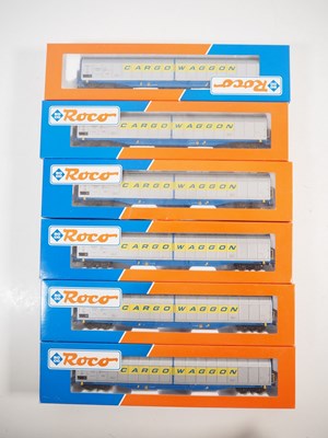 Lot 313 - A rake of ROCO 47130 HO gauge European outline...