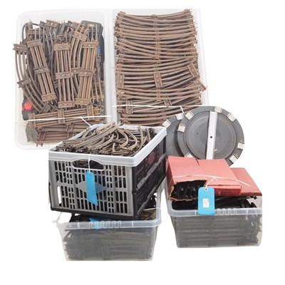 Lot 320 - Five very large crates of mostly HORNBY O...