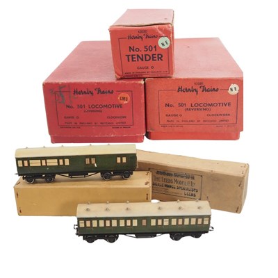 Lot 322 - A pair of LEEDS MODEL COMPANY O gauge Southern...