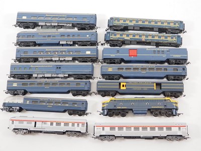 Lot 339 - A group of unboxed OO gauge diesel loco and...