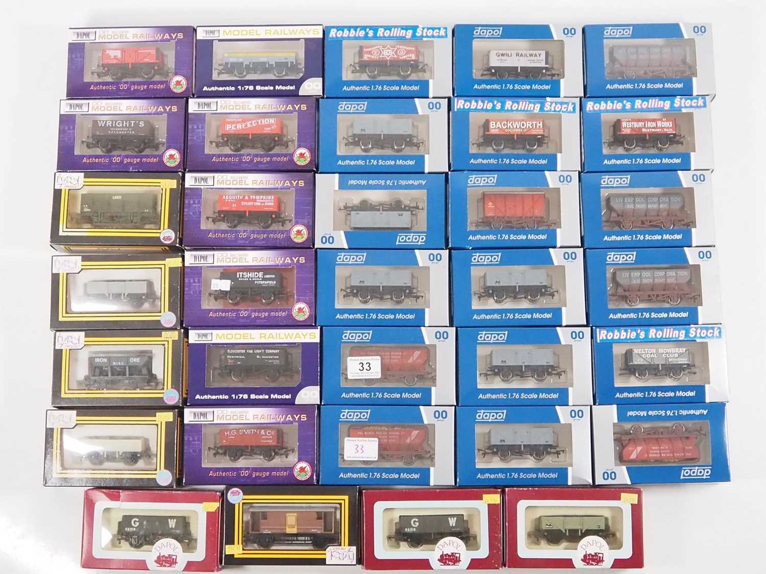 Lot 368 - A very large group of DAPOL OO gauges wagons