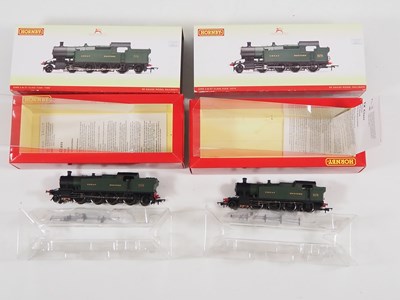 Lot 371 - A pair of HORNBY OO gauge GWR steam tank...