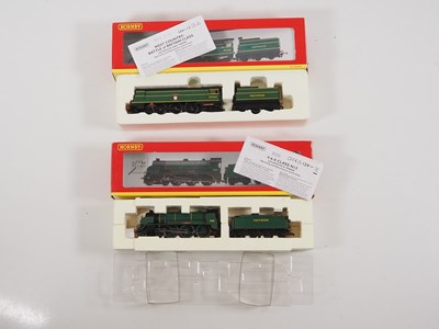 Lot 374 - A pair of HORNBY OO gauge SR steam locomotives...