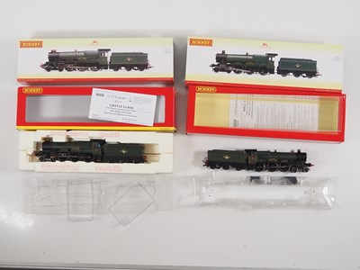 Lot 375 - A pair of HORNBY OO gauge ex-GWR steam...