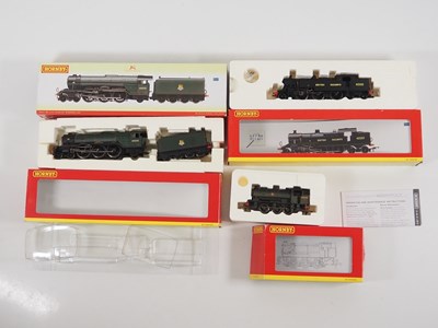 Lot 381 - A group of HORNBY OO gauge steam locomotives...