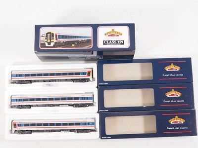 Lot 398 - A BACHMANN 31-510 OO gauge class 159 3 car DMU...