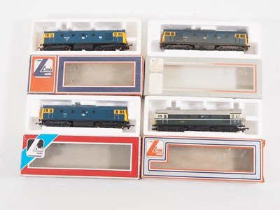 Lot 403 - A group of LIMA OO gauge class 27 diesel...