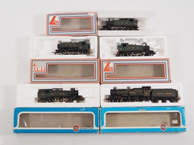 Lot 405 - A group of OO gauge GWR steam locomotives by...