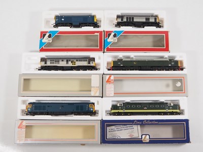 Lot 406 - A mixed group of LIMA OO gauge diesel...