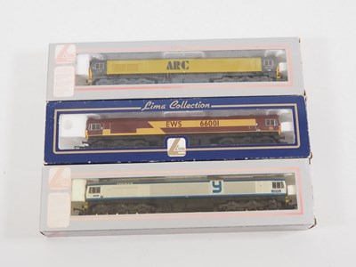 Lot 417 - A pair of LIMA OO gauge class 59 diesel...