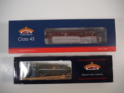 Lot 425 - A pair of BACHMANN OO gauge Warship class...