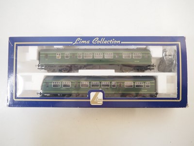 Lot 496 - A LIMA OO gauge class 101 2 car DMU in BR...