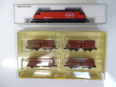 Lot 58 - N SCALE MODEL RAILWAYS: A pair of European...