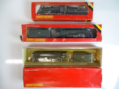 Lot 589 - OO SCALE MODEL RAILWAYS: A group of steam...