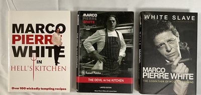 Lot 56 - Cooking - A trio of books signed by celebrity...