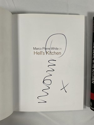Lot 56 - Cooking - A trio of books signed by celebrity...