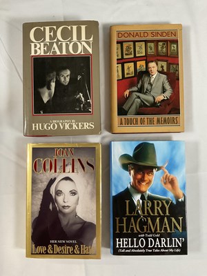 Lot 121 - ACTORS - A group of autographed books relating...